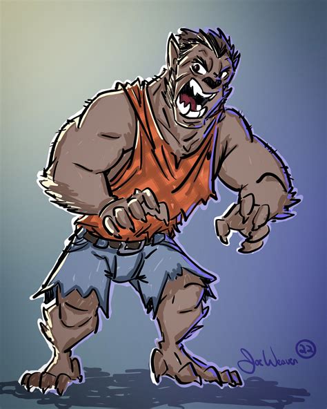 Werewolf Cartoon Porn .